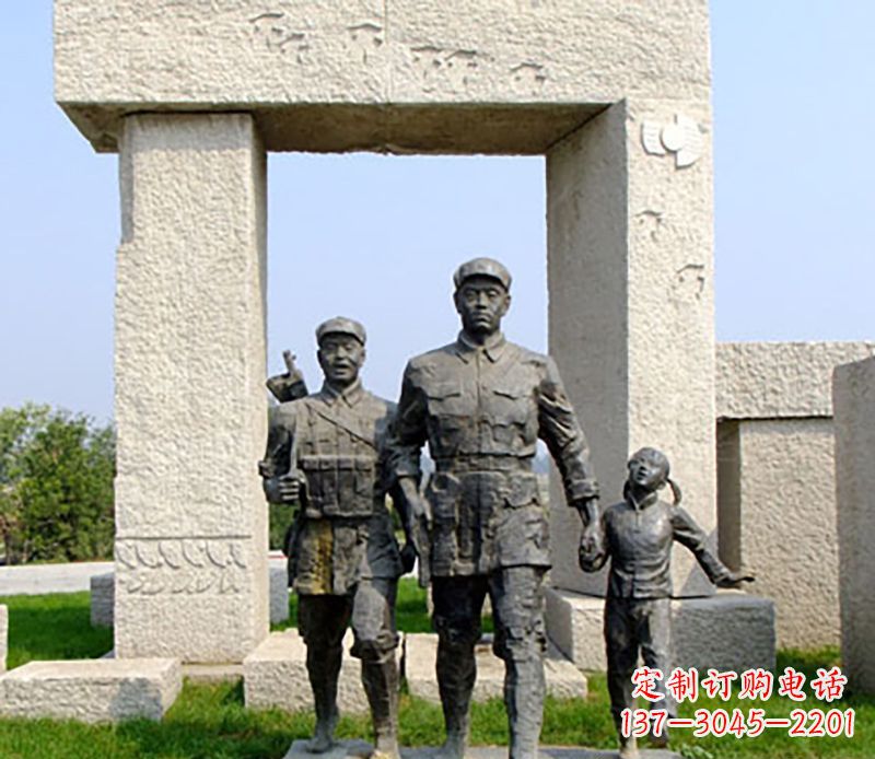 大同红军公园雕塑,精致而独特