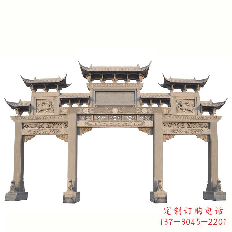 大同红石牌坊雕塑是一家专业从事牌坊雕塑的厂家…