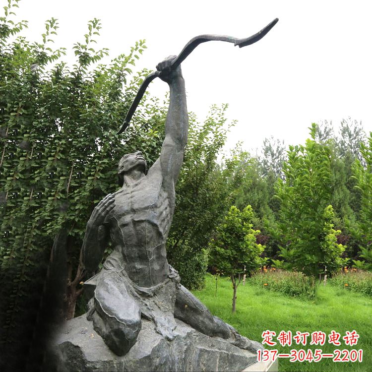 大同后羿射日青石雕塑,精美绝伦!