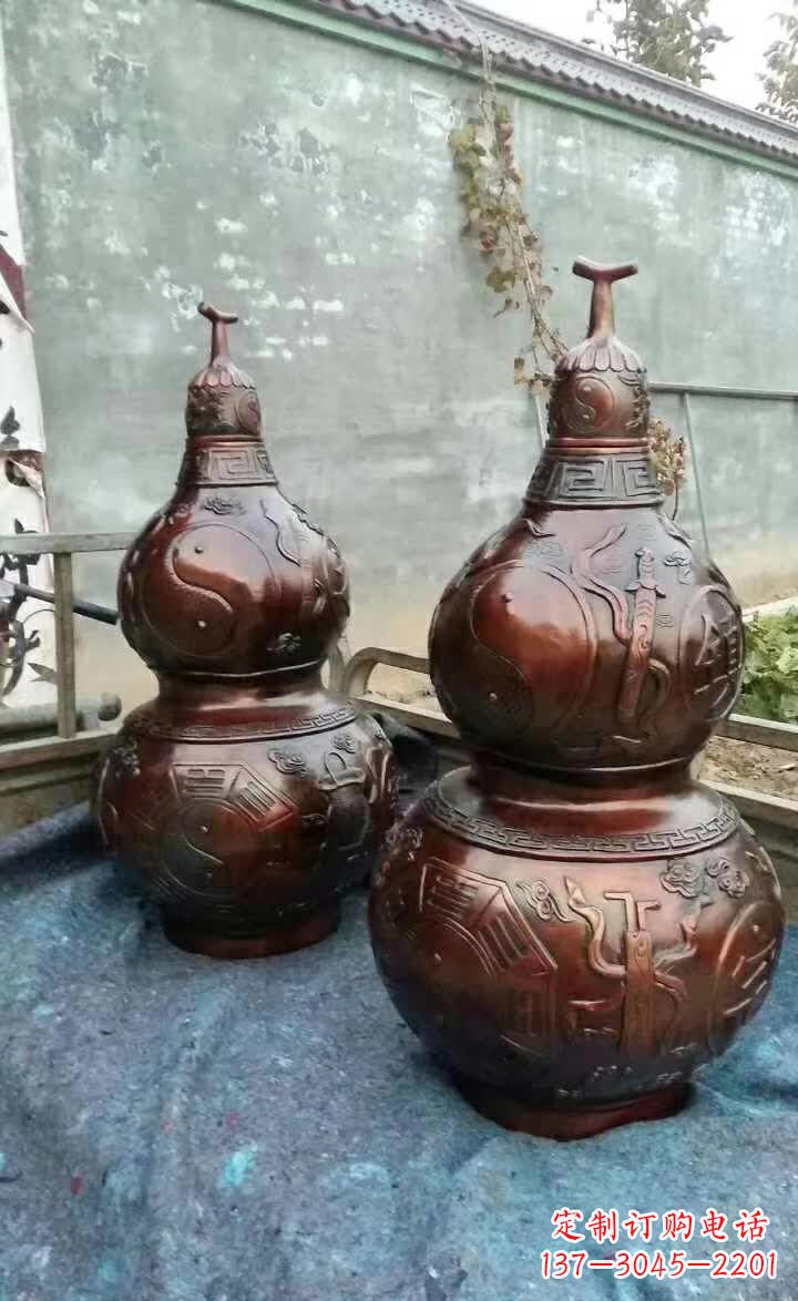 大同葫芦雕塑,精致艺术佳作
