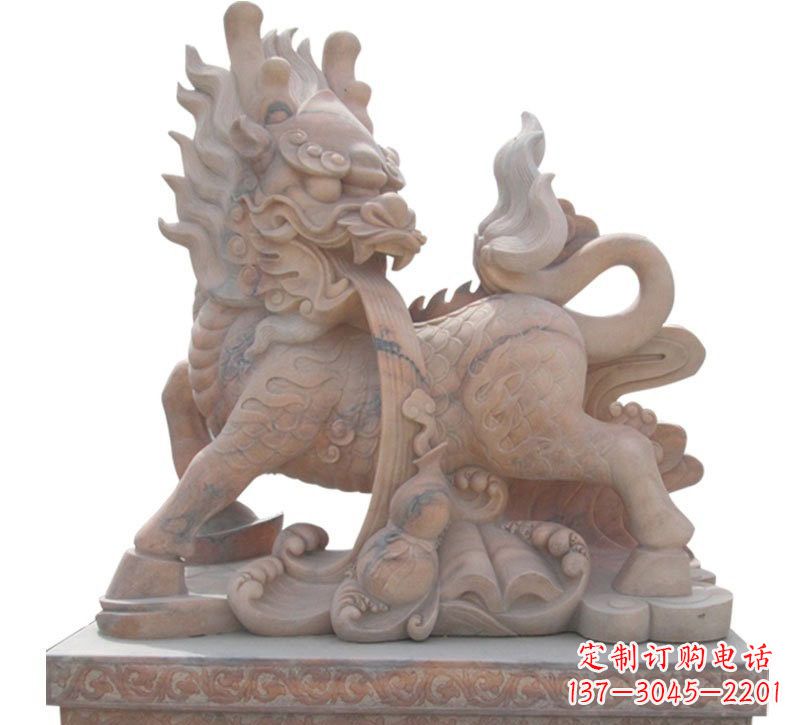 大同魅力十足的麒麟石雕