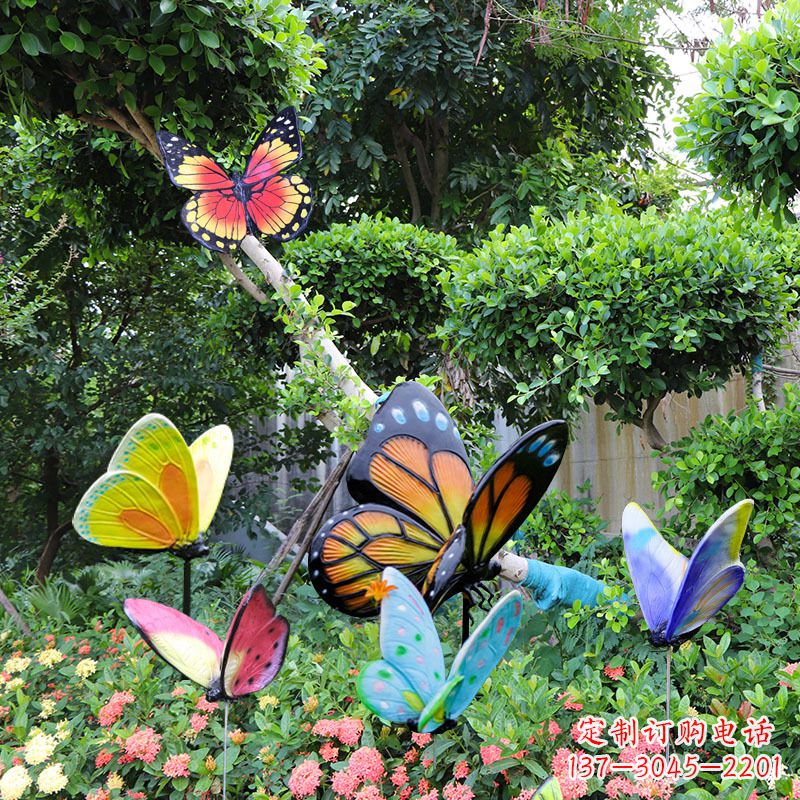大同蝴蝶玻璃钢仿真雕塑