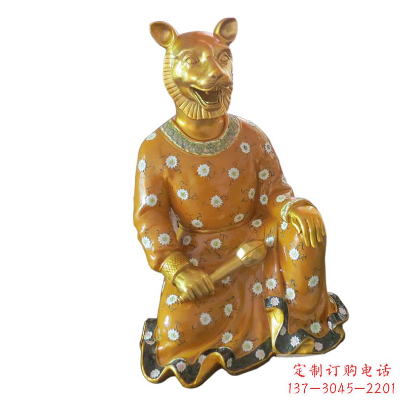 大同中领雕塑玻璃钢彩绘生肖雕塑