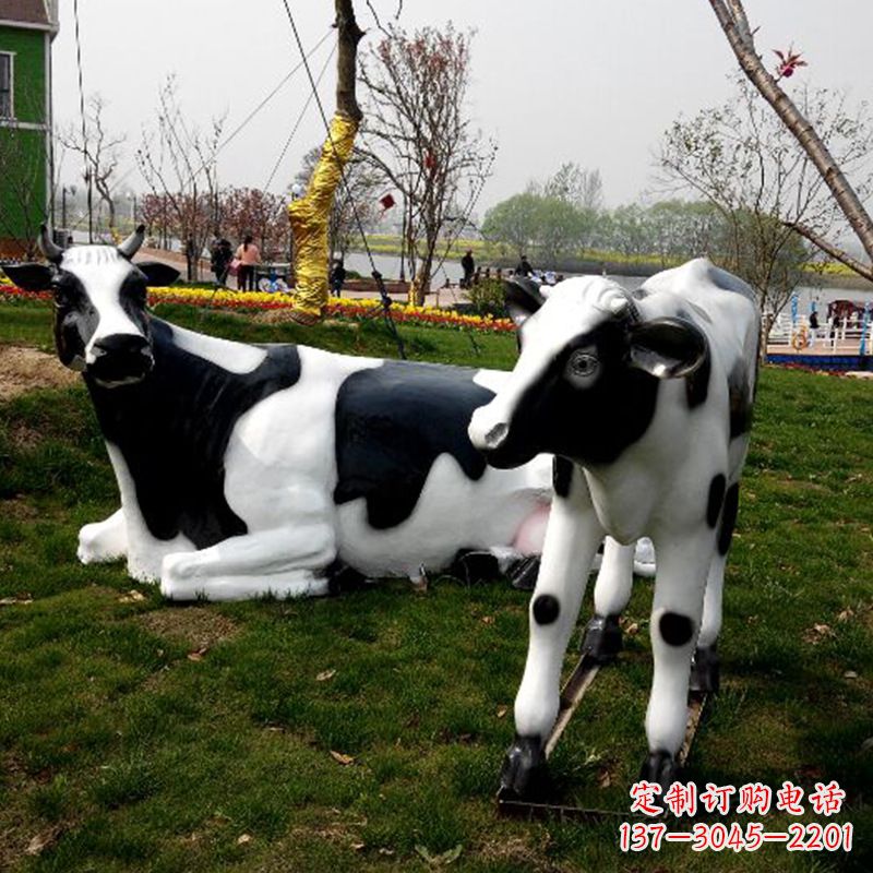 大同仿真奶牛雕塑,精致外形逼真细节