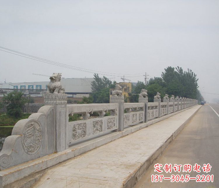大同护城河大理石栏板石雕 (2)