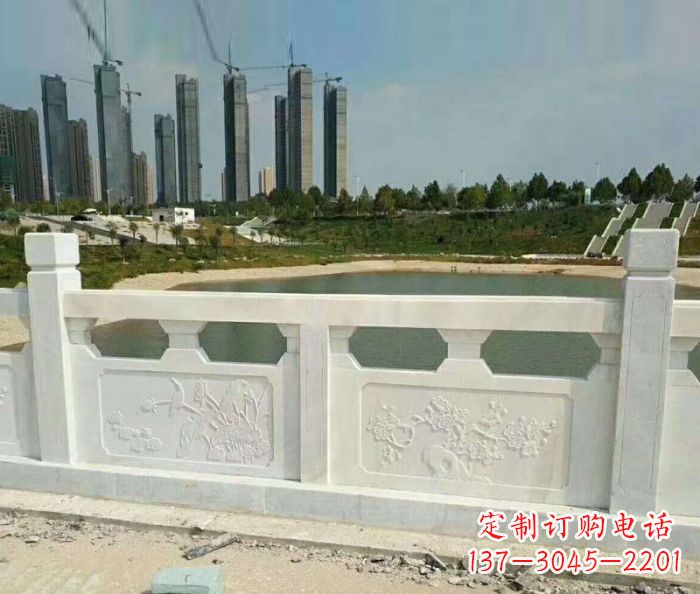 大同护城河建筑石雕栏板,精美绝伦