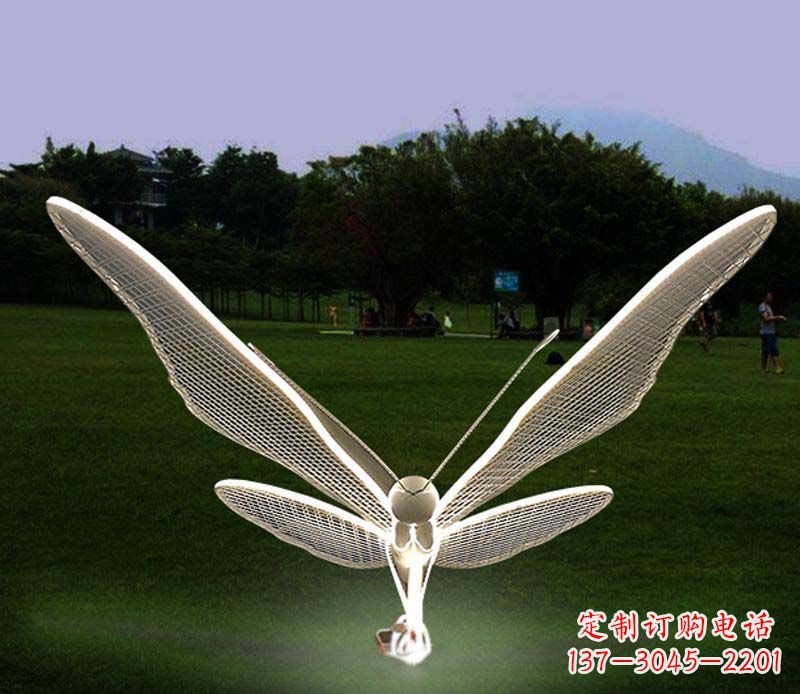 大同花园不锈钢装饰蝴蝶雕塑
