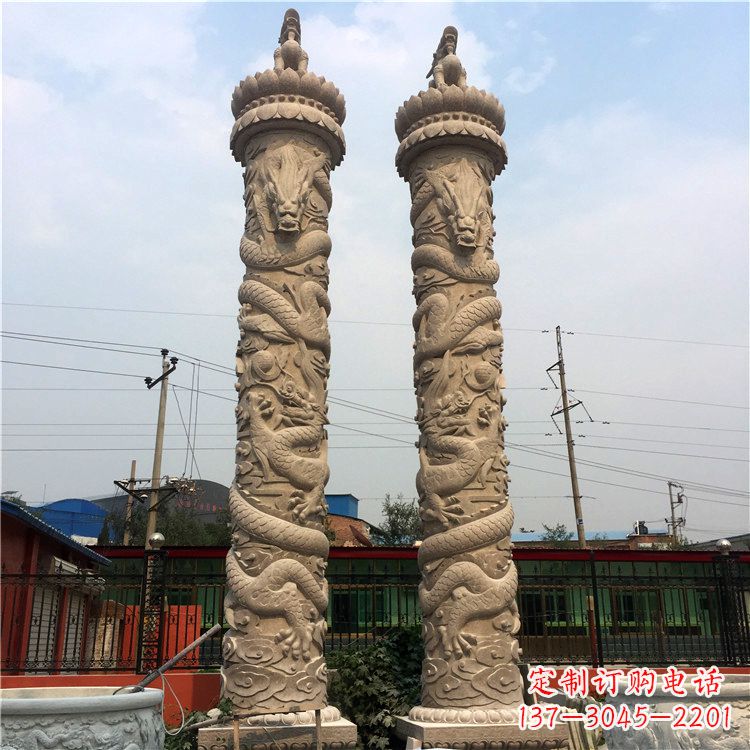 大同中领雕塑华表龙柱,极致艺术精品