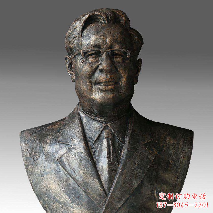 大同以高质量铜雕制作华罗庚头像