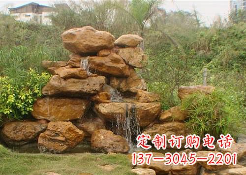 大同黄蜡石假山雕塑,古典美感与精细工艺的完美结合
