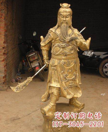 大同优美勇猛的关公雕塑