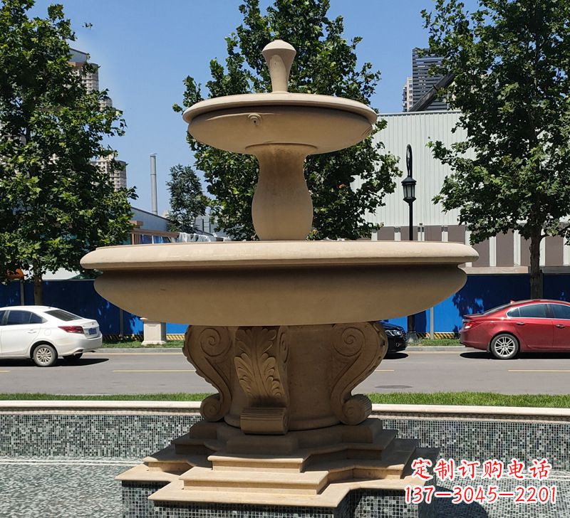 大同恵安石雕风水球-祈福家庭幸福