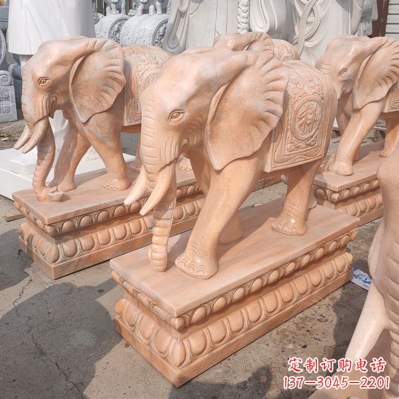 大同中领雕塑:大象雕塑吉祥如意