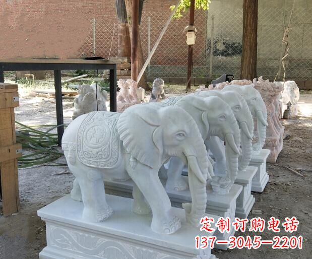 大同美轮美奂的大象雕塑