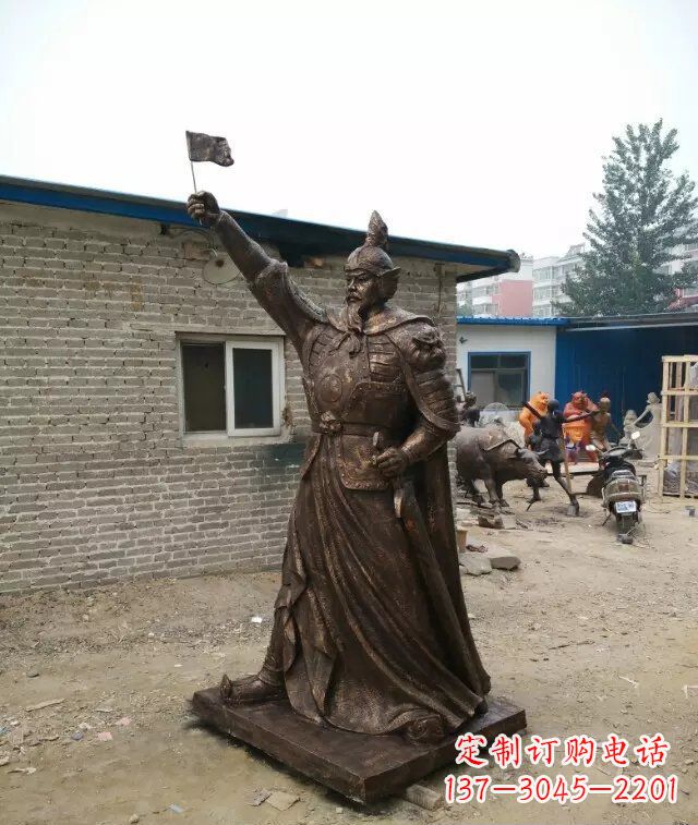 大同将军古代人物铜雕