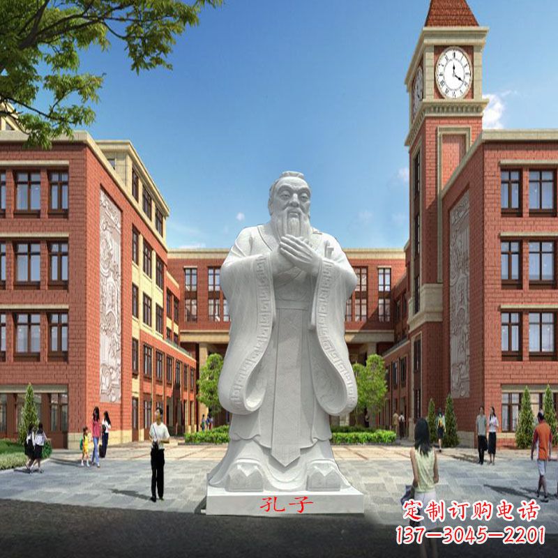 大同高雅&别致的胶州东湖孔子雕像,精美之作