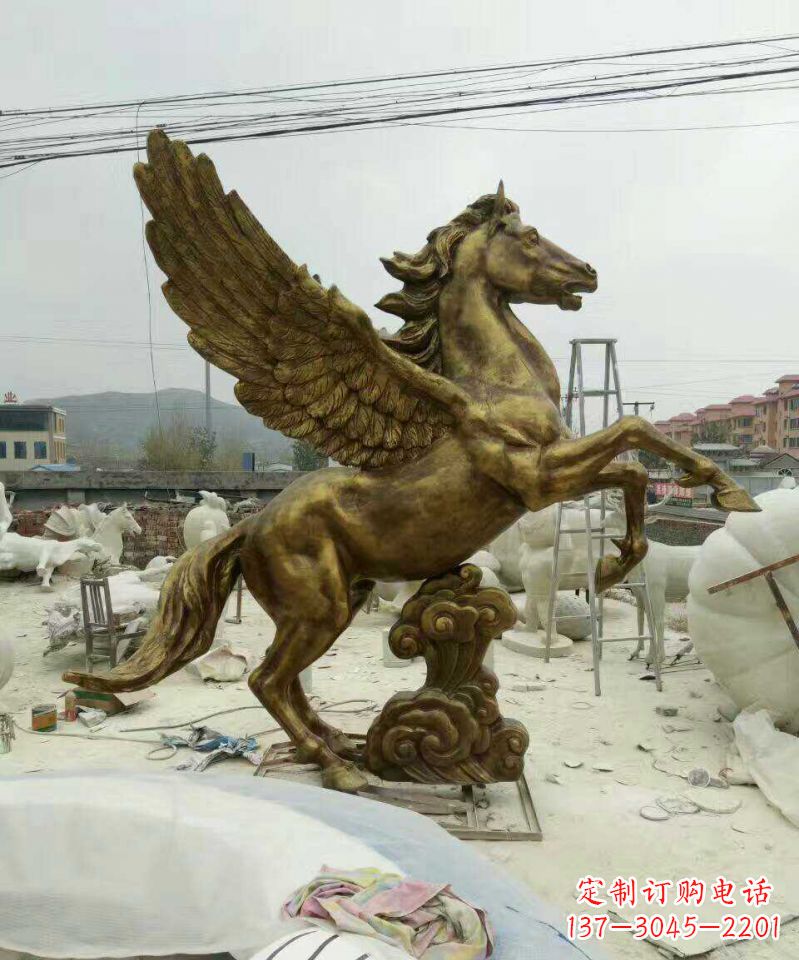 大同祥云飞马铜雕,艺术品之美