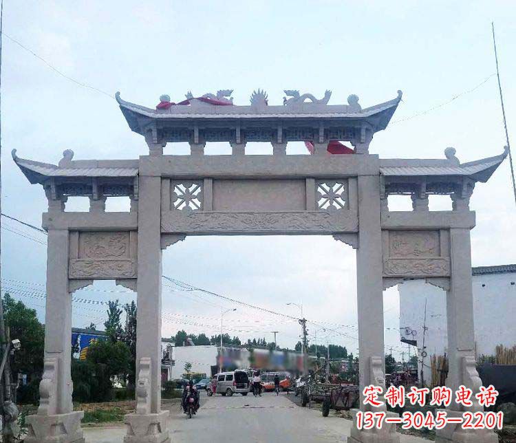 大同中领雕塑,传承传统,卓越牌坊雕塑