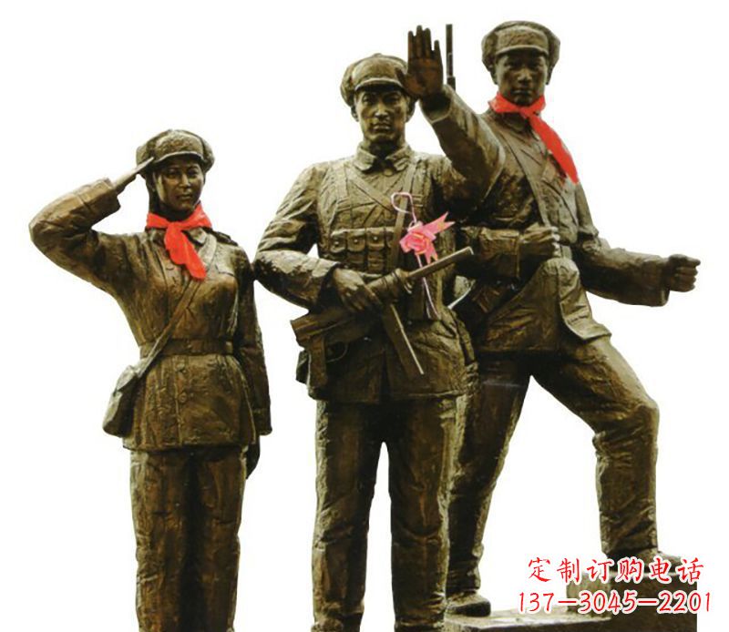 大同勇士战士雕塑,感受立于战场的英勇豪迈