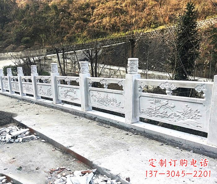 大同景区大理石栏杆石雕 (2)