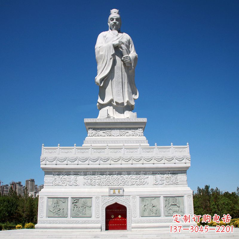 大同礼赞中国古代思想家孟子,领雕塑迎来高雅雕塑定制!