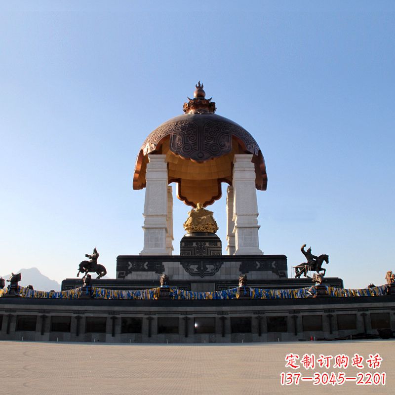 大同中领雕塑——成吉思汗景观雕像