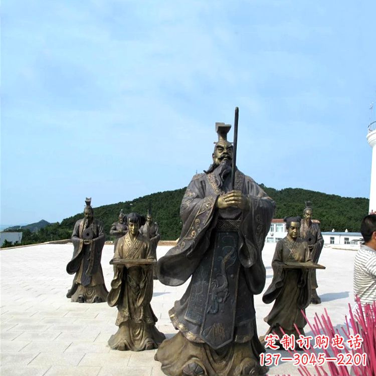 大同中领雕塑——汉武帝刘彻祭天情景雕塑