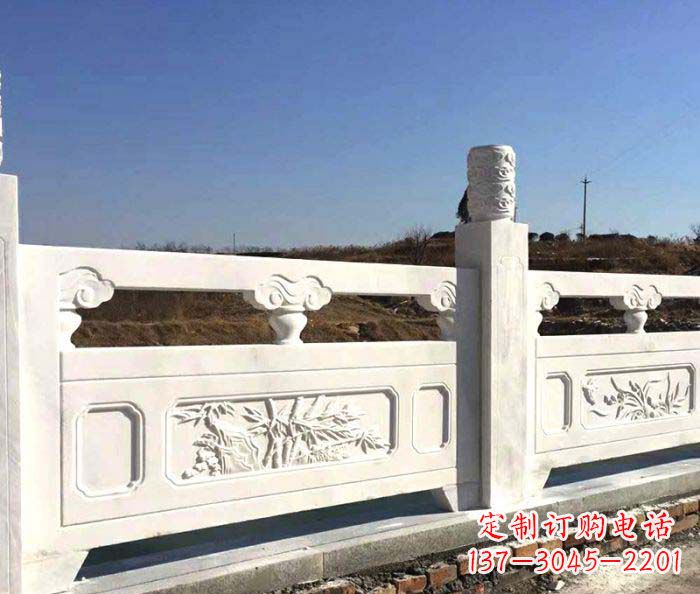 大同泰安中领雕塑汉白玉石浮雕栏板