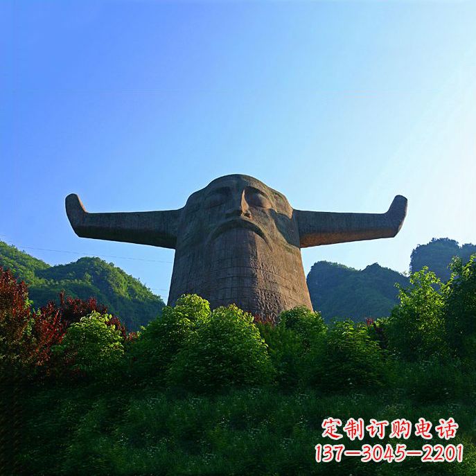 大同中领雕塑:神农头像雕塑