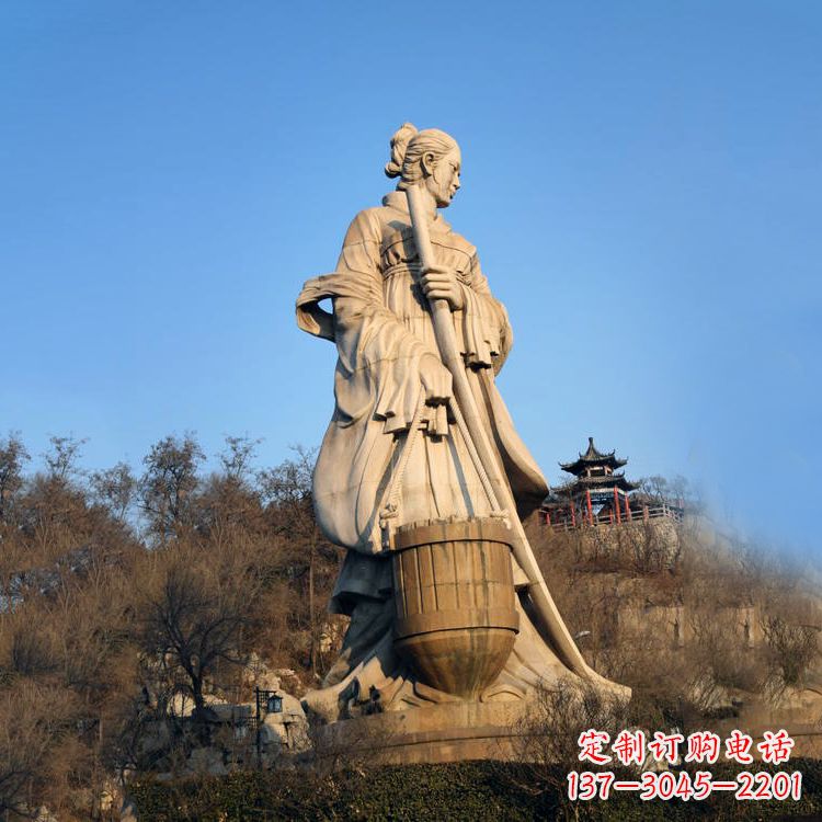 大同景区景点历史名人古代著名美女文姜大型景观雕塑