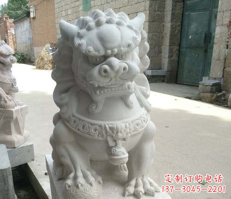 大同南方石雕龙狮子——浓烈的中国风雕塑