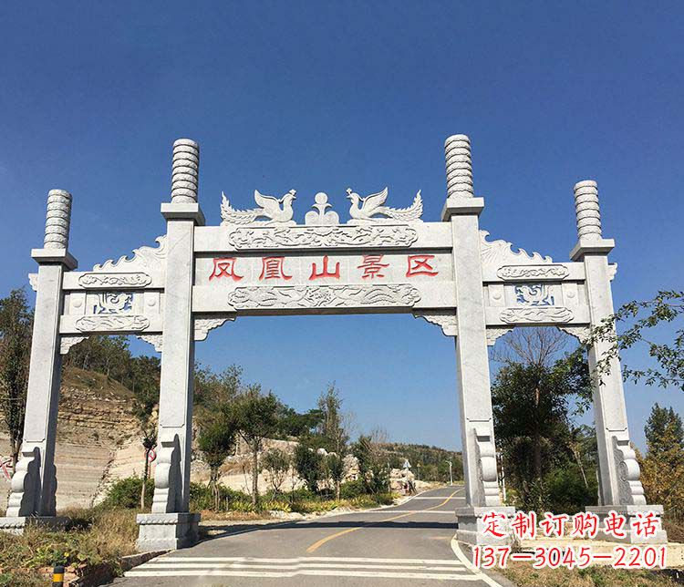 大同中领雕塑:高质量牌坊石雕