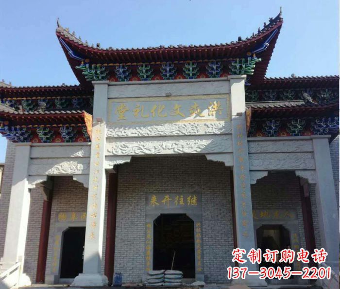 大同景区三门石雕牌楼,精美绝伦的艺术之作