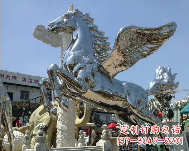 大同中领雕塑定制的飞马雕塑