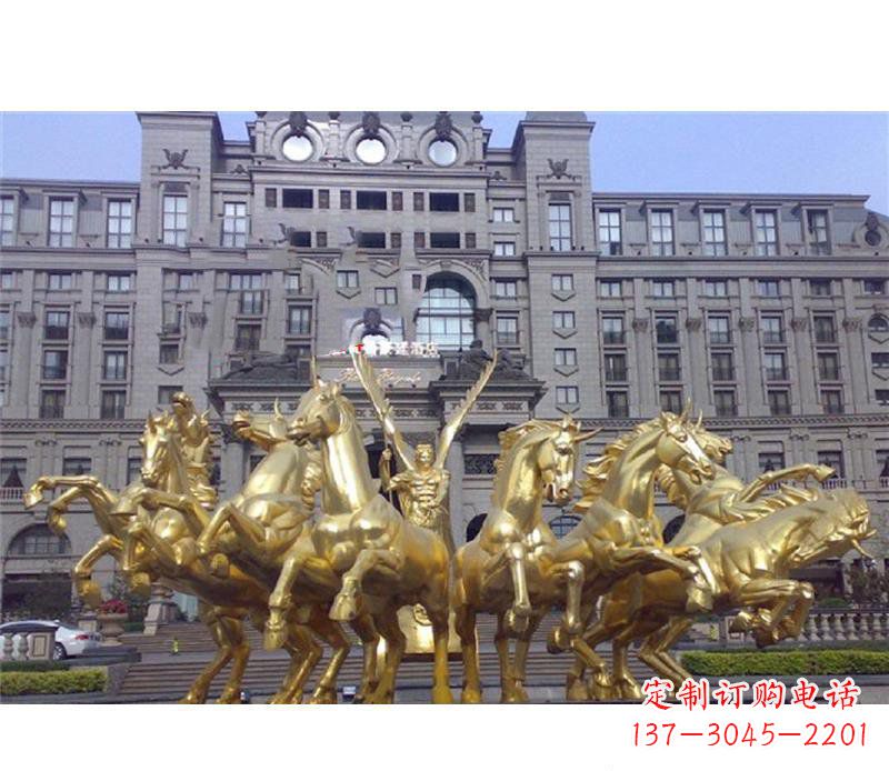 大同阿波罗战车铜雕，雕刻令人惊叹