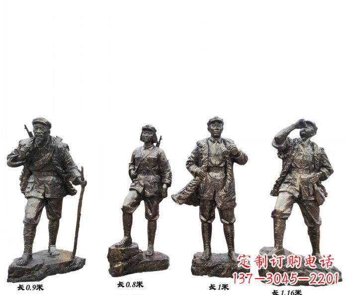 大同专注制作抗战红军青铜雕塑