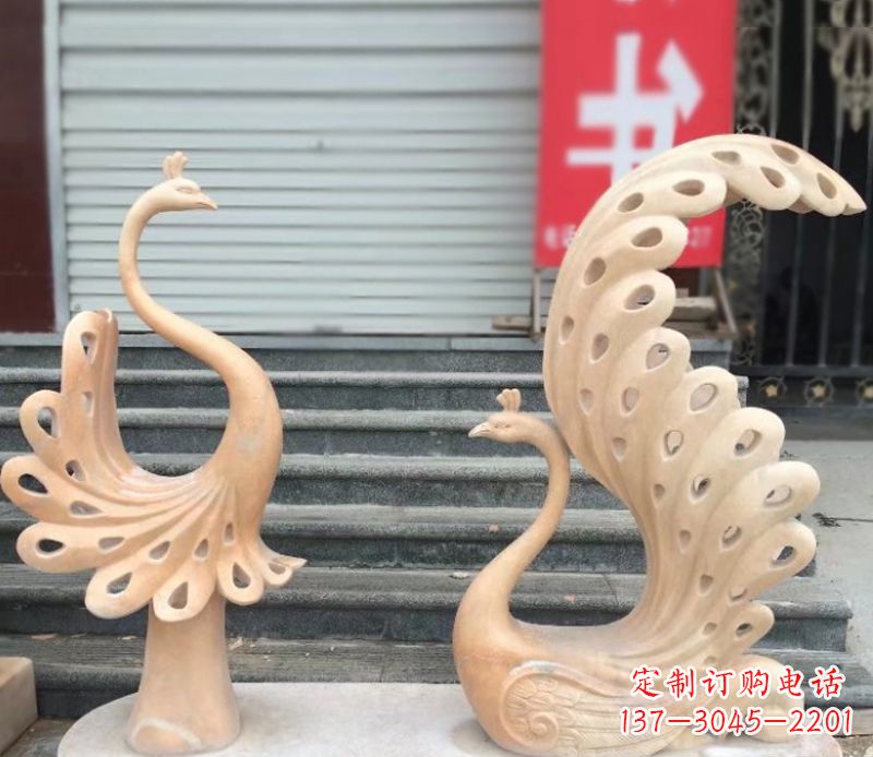 大同中领雕塑专业提供独特精致的孔雀石雕塑，以…