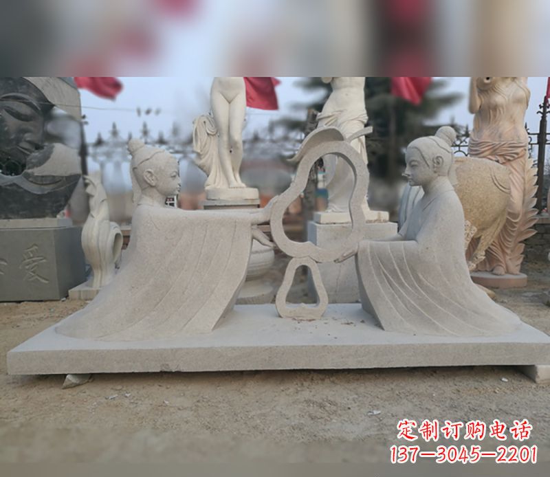 大同孔融让梨石雕