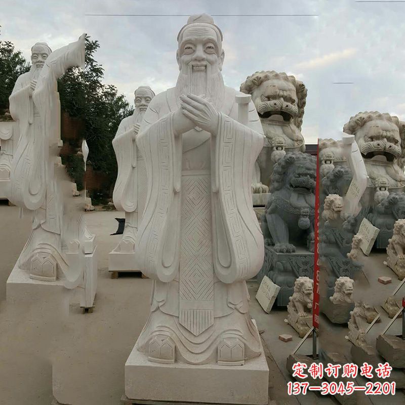 大同弘扬传统文化,尊崇孔子雕塑