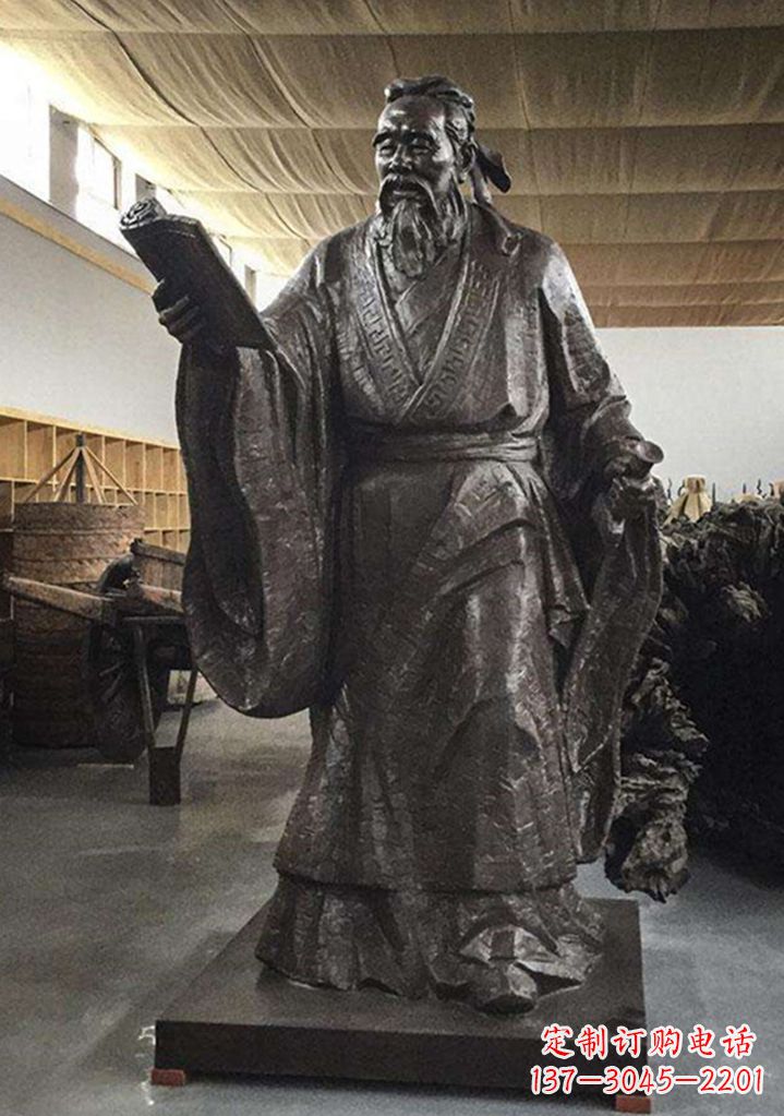 大同中国古代圣贤孔子雕塑