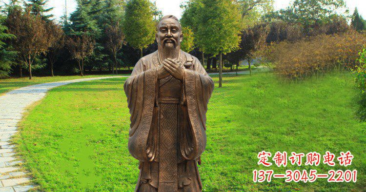 大同传承中国历史文化,具有永恒魅力的孔子公园铜雕