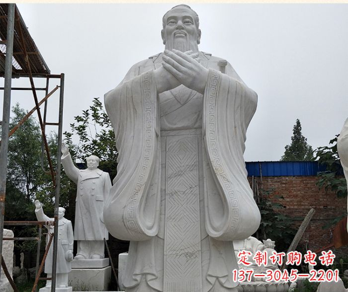 大同孔子古代名人石雕 (5)