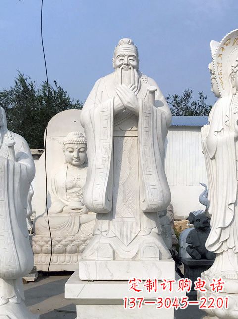 大同拥有古典文化底蕴的孔子雕塑