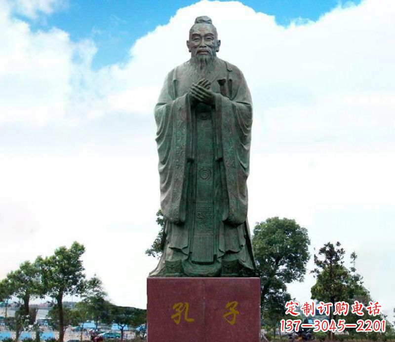 大同领雕塑:孔子雕塑尊崇传承