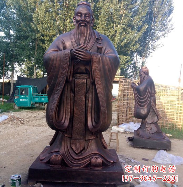 大同具有传奇色彩的孔子雕塑