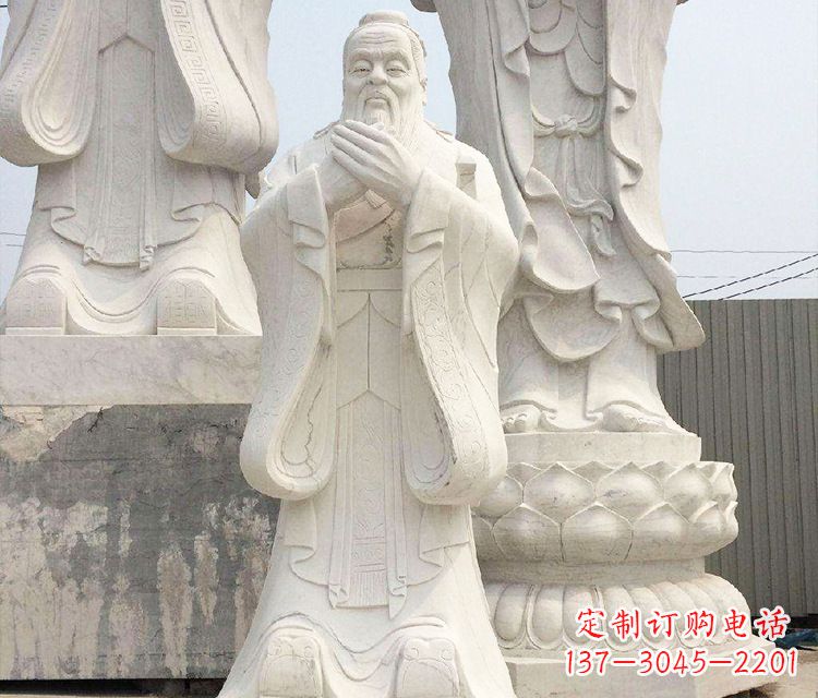 大同领雕塑让孔子神态永驻——孔子三雕像