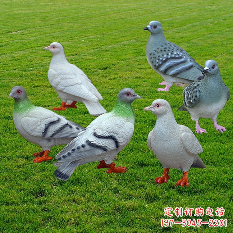 大同兰州和平鸽雕塑