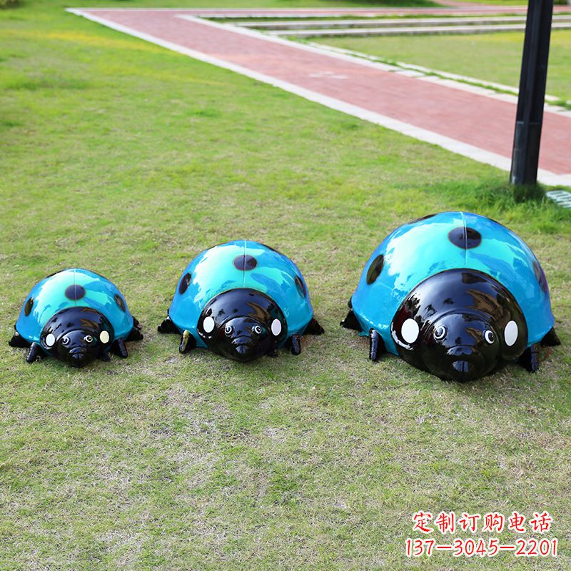 大同中领雕塑青蓝瓢虫雕塑是一款独特而又精致的…