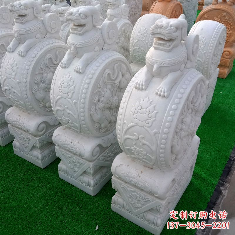 大同令人惊艳的门墩雕塑