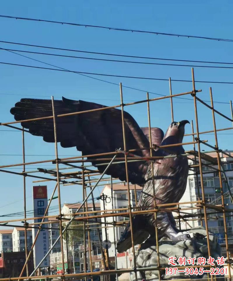 大同高雅精致精美老鹰铜雕